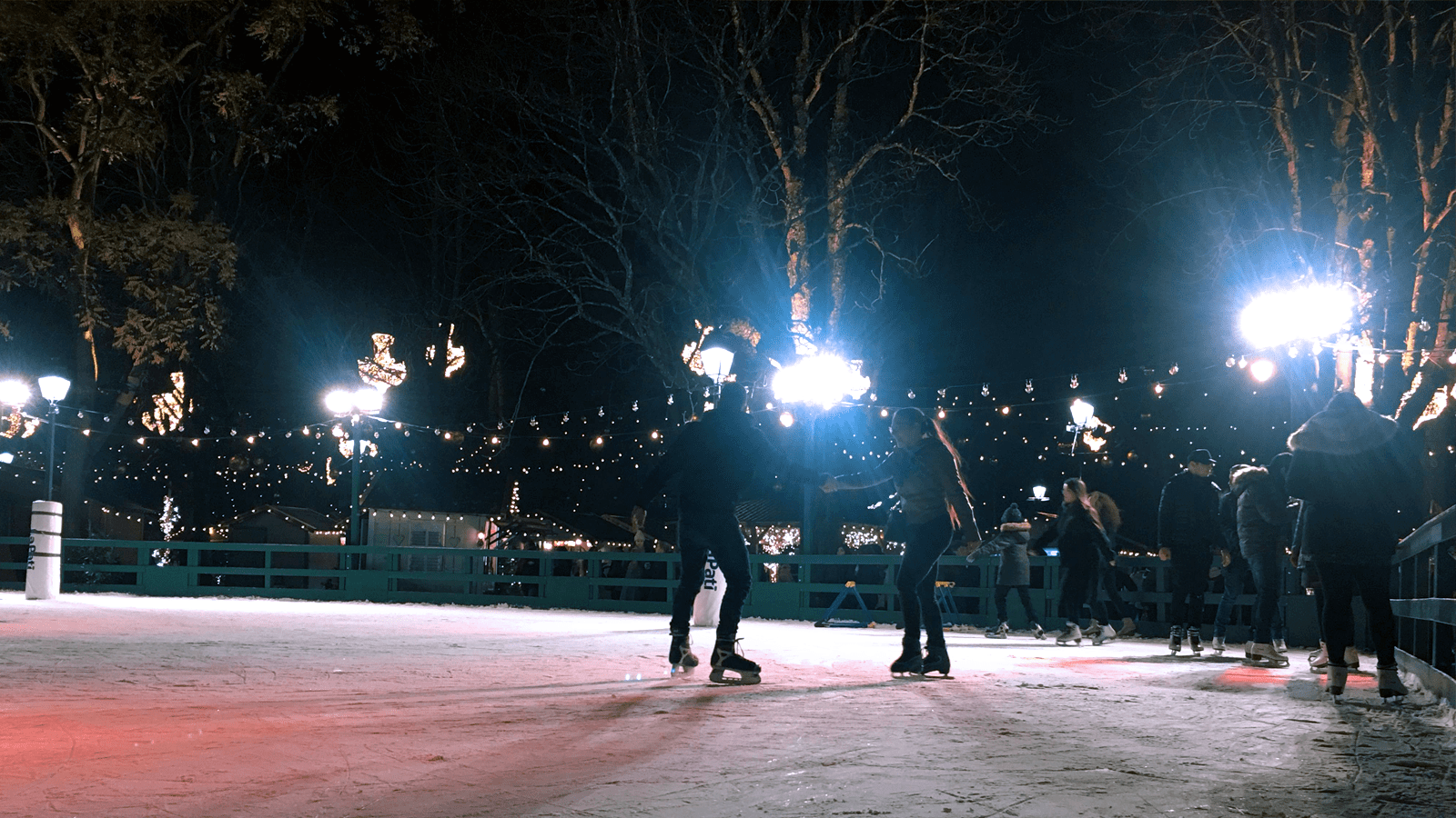 Ice skating